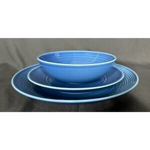Royal Doulton Gordon Ramsay Maze Denim Blue 3-Piece Place Setting